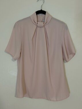 Closet Pale Pink Short Sleeve Blouse